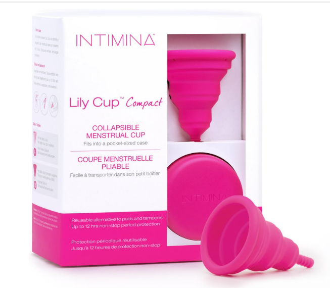 Copa Menstrual Intimina  Lily Compact   Rosa - B